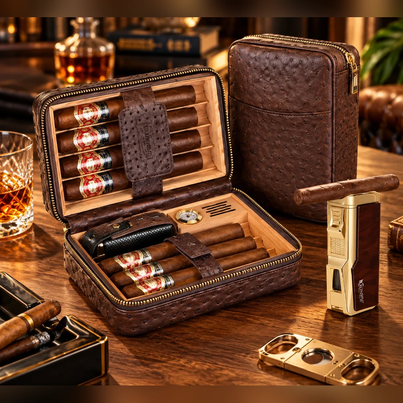 CedarVoyage Luxury Humidor Kit